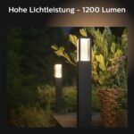 Philips Hue White & Color Ambiance Impress Wegeleuchte – 16 Mio. Farben, smarte Gartenbeleuchtung – Bild 3