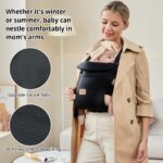 Babytrage vrbabies ab Geburt bis 15 kg – Ergonomische Tragehilfe mit 3D-Netz & verstellbarem Kopfstütze – Bild 4