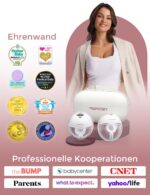 Momcozy M5 Elektrische Milchpumpe Freihändig 24mm – Tragbare Brustpumpe mit Mikrovibration – Bild 8