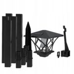 2er Set Solar-Gartenleuchten bis 150 cm – Höhenverstellbare LED Wegeleuchten mit Dämmerungssensor – Bild 4