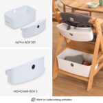 hauck Alpha+ Holz-Hochstuhl – Mitwachsend von 6 Monaten bis 90 kg für Familien – Bild 14
