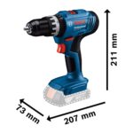 Bosch Professional GSB 18V-25 Akku Schlagbohrschrauber – 18V System mit 2 Akkus & Zubehör – Bild 3