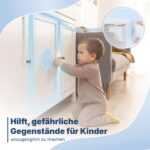 Hoffenbach Magnetische Kindersicherung 12er Set – Schrank- & Schubladensicherung ohne Bohren – Bild 2