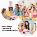 behone Mini Holz Maracas 12er Set – Farbenfrohe Holzrasseln für Kinder & Schulen – Bild 6