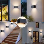 Klighten 24W LED Aussenleuchte 2er Pack – IP65 Wandlampe mit einstellbarem Licht für Innen & Aussen – Bild 5