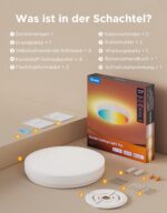 Govee RGBIC Smart Deckenleuchte 48,5W – 4300lm Ø38cm mit Matter & Sprachsteuerung – Bild 9