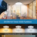 MEIHUA Solarleuchte 76 LEDs mit Bewegungssensor & Fernbedienung – IP54 Außenleuchte für Haus & Garage – Bild 4