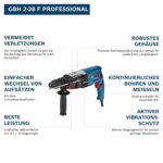 Bosch Professional GBH 2-28 F Bohrhammer – 3,2 J Schlagenergie mit Sicherheitsfeatures – Bild 4