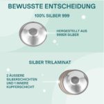 Koala Babycare Silberhütchen – 2 Stück Stillhütchen für empfindliche Brustwarzen – Bild 5