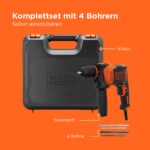 BLACK+DECKER BEH710K-QS Schlagbohrmaschine 710W – Professionelle Bohrkraft bis 2800 U/min – Bild 8