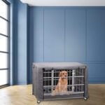 chengsan Hundebox-Abdeckung mit Reissverschluss – Wasser- & winddicht für Innen & Aussen – Bild 2