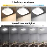 ToyGlee Akku Deckenleuchte mit Bewegungsmelder – 10000mAh LED Lampe IP65 für Badezimmer – Bild 7