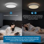 Modlicht LED Deckenleuchte Ø30cm Smart RGBIC – Alexa & App steuerbar, 28W dimmbar – Bild 6