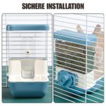 TOKAYIFE Automatischer Futterspender 800ml – Stromfrei für Kaninchen, Katzen & Kleintiere – Bild 4