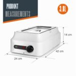 LACOR Schokoladen Bain-Marie 3,8 L – Professionelles Wasserbad mit Temperaturregler – Bild 2