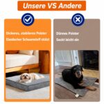 BingoPaw Kühlendes Hundebett 75x50 cm – Atmungsaktives Hundekissen für kleine Hunde – Bild 6