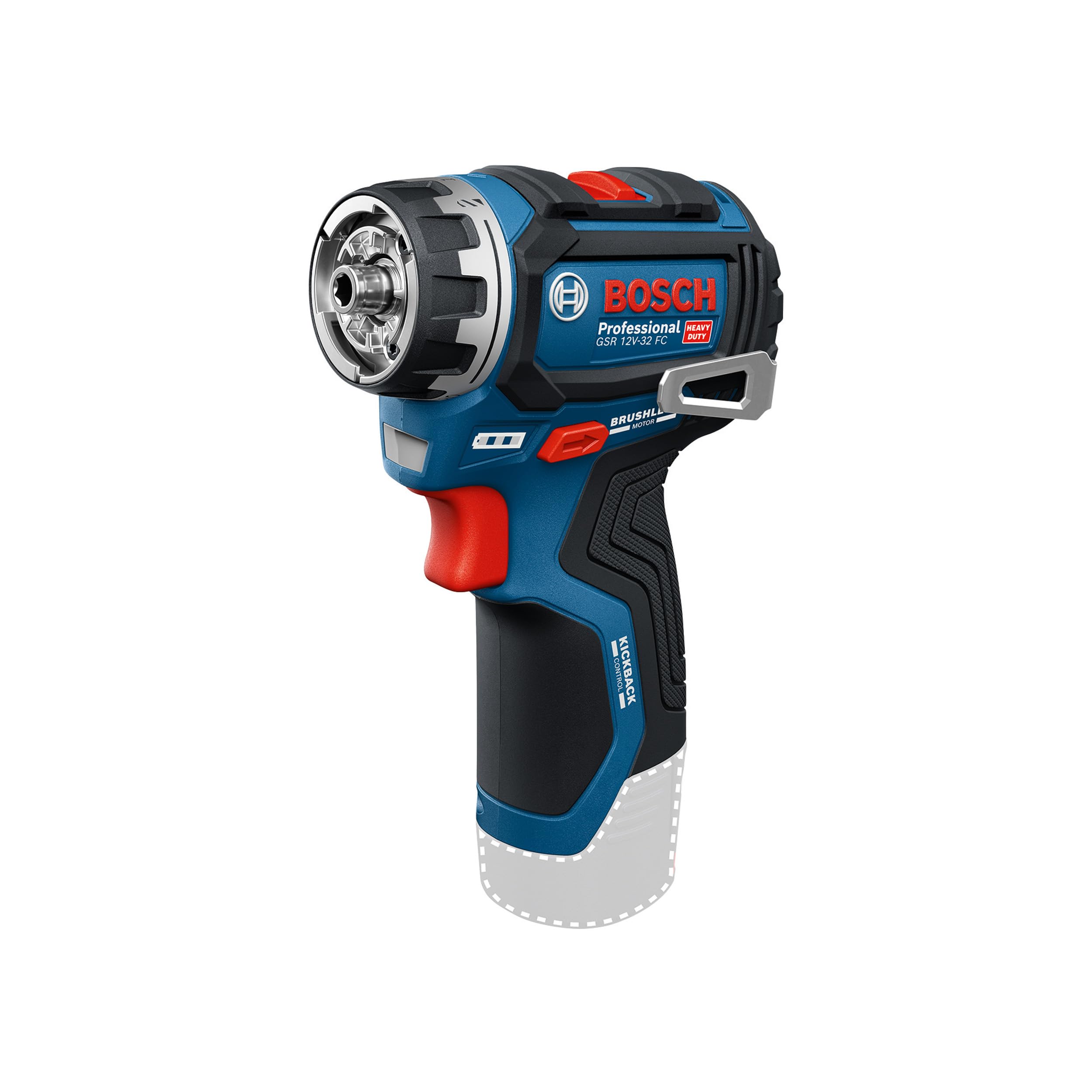 Bosch Professional GSR12V-32FC Akku-Bohrschrauber – 12V Multifunktionswerkzeug mit FlexiClick