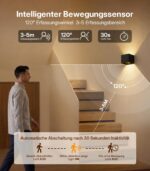 2er Set SENFAY Akku-Wandleuchte mit Bewegungsmelder – Kabellose LED-Wandlampe mit Touch-Dimmfunktion – Bild 2