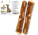 Matchpet Olivenholz Kauknochen L – Natürliches Kauspielzeug für grosse Hunde 26–35 kg