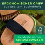 BUDDY BRUNO Hundebürste Langhaar mit Naturborsten – Entfilzungsbürste Made in Germany – Bild 6
