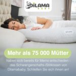 Dilamababy XXL Schwangerschafts- & Stillkissen mit Memory Foam – verstellbar & Made in Italy – Bild 9