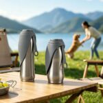 Petace Hunde Trinkflasche 750 ml – Vakuumisoliert, auslaufsicher & faltbar für Outdoor – Bild 7