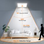 BLNAN LED-Deckenleuchte 18W mit Bewegungsmelder – 3 Farbtemperaturen für Küche & Flur – Bild 5