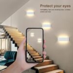Lightess LED Wandleuchte 16W Warmweiß – Up-Down Flurlampe mit Augenschutz für Innen – Bild 3