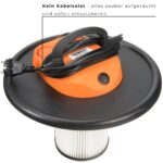Sellnet Aschesauger SN184 20L mit HEPA-Filter & 1650W – Kaminsauger für Kamin & Grill – Bild 4