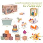 Majabike Montessoriii 7-in-1 Babyspielzeug-Set – 38-tlg. Motorikspielzeug ab 6 Monaten – Bild 3