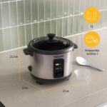Tristar Reiskocher RK-6144, 1 L – Automatischer Reisbereiter mit Warmhaltefunktion – Bild 2