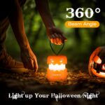 EverBrite Halloween Kürbislaterne 3er Set – Tragbare LED Dekoration mit Lächelgesicht – Bild 5