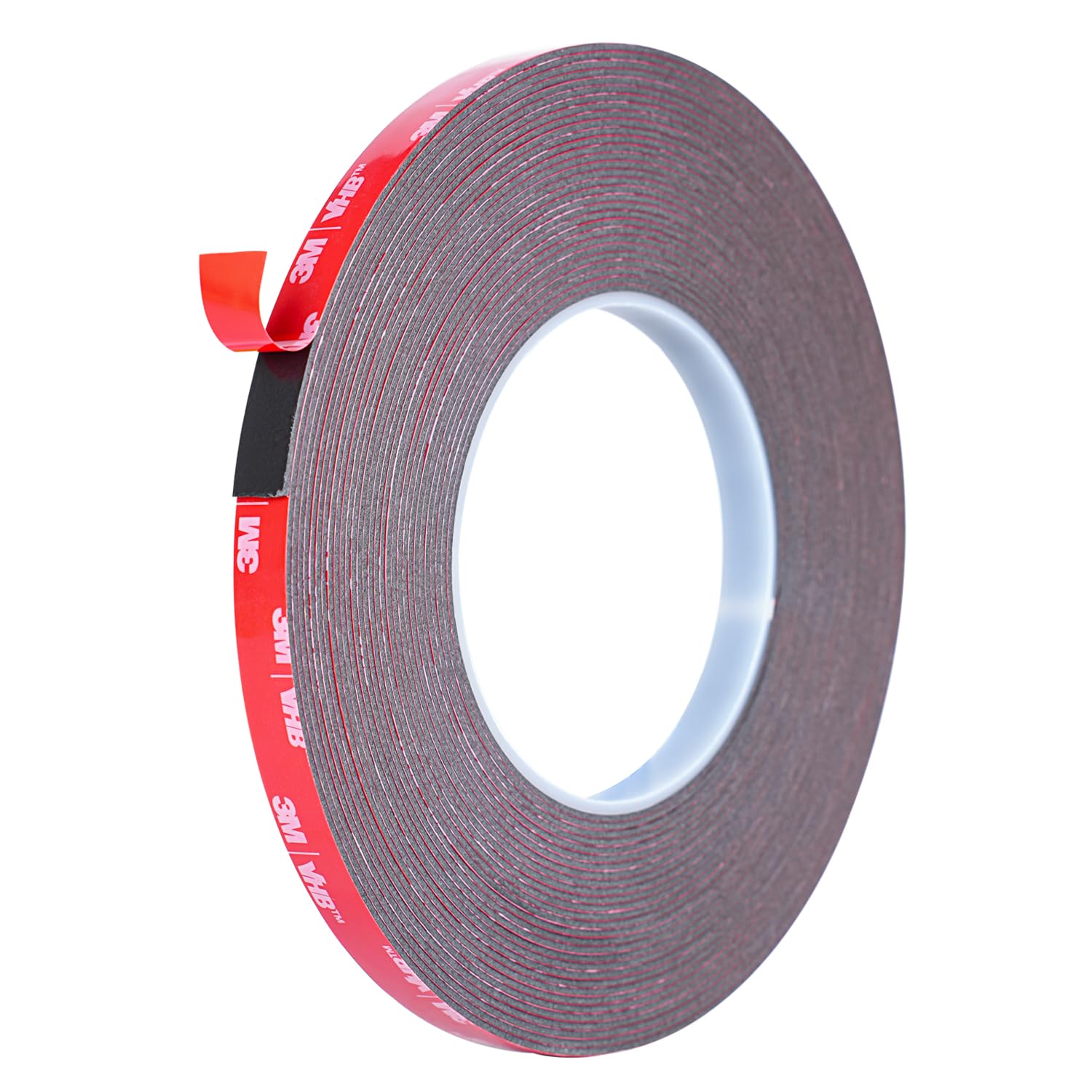 Czuibbou Doppelseitiges Klebeband 10mm x 11m – Extra starke Haftkraft für Auto & Heimdekoration