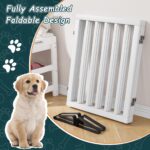 Semiocthome Bambus Hundegitter freistehend – 61 cm hoch, erweiterbar bis 140 cm – Bild 5