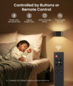 FULEN 4er-Set LED-Wandleuchte mit Bewegungsmelder & Fernbedienung – 600 lm, 5000 mAh Akku – Bild 6