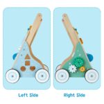 medoga 10-in-1 Lauflernwagen Holz – Lernspielzeug mit Activity Center für Babys – Bild 5
