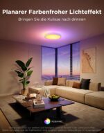 Govee RGBIC Smart Deckenleuchte 48,5W – 4300lm Ø38cm mit Matter & Sprachsteuerung – Bild 2