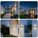 Lixstyea LED Wandlampe 12W IP65 – Warmweiss Wandleuchte für Innen & Aussen – Bild 7