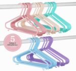 ilauke 40er Set Kinderbügel 28,5 cm – Rutschfest & Platzsparend für Babykleidung – Bild 7