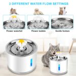 Wilktop Katzen Trinkbrunnen 2,4L mit Aktivkohlefilter & LED – Automatischer Wasserspender für Hunde & Katzen – Bild 3