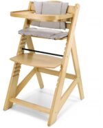Moby-System Woody Mitwachsender Hochstuhl – Massivholz-Kinderstuhl mit 12-stufiger Verstellung