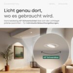 Scandinavian home Lysea 6er Set LED Einbaustrahler 230V Dimmbar – Warmweiss 3000K für Badezimmer – Bild 4