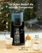 HEYVALUE Flaschenzubereiter – Warmwasser in 25 Sekunden mit 4 Temperaturstufen & Nachtlicht – Bild 2