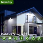 Giliwosy 4er Set Solarleuchten mit Bewegungsmelder – IP65 LED Wandleuchte für Aussen – Bild 2