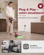 Vexilar C8 Stielstaubsauger mit Kabel – 60 kPa Saugkraft für Tierhaare & Hartböden – Bild 7