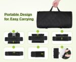 pecute Hundedecke Auto Rückbank 146x136cm – Kratzfest & Wasserabweisend mit Seitenschutz – Bild 8