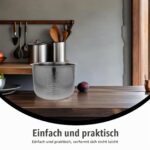 Reiskocher Innentopf 5,6 L Edelstahl – Ersatzeinsatz mit Messskala für Alipis – Bild 5