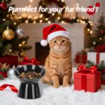vootun Erhöhter Katzennapf mit 15° Neigung – Anti-Erbrechen Fressnapf für Katzen & kleine Hunde – Bild 8