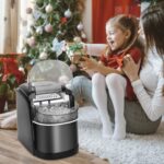 Vpcok Direct Eiswürfelmaschine 12 kg/Tag – Schnelle Eisherstellung mit Selbstreinigung – Bild 9