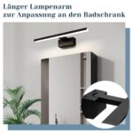 Homefire LED Spiegelleuchte 40cm – Badlampe IP44 Wasserdicht 8W Neutralweiß – Bild 5